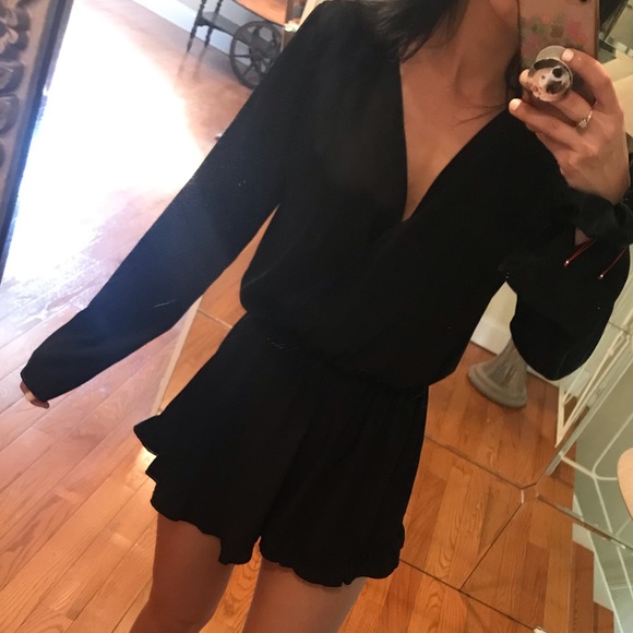 Honey Punch Dresses & Skirts - Midnight black  romper